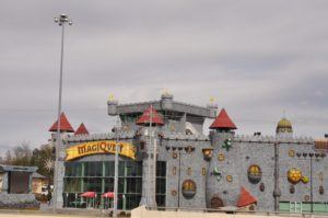 The MagiQuest castle in Pigeon Forge.