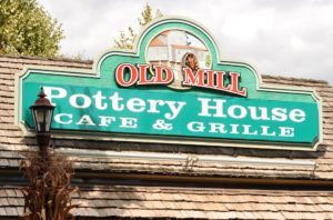 The Old Mill Pottery House Cafe & Grille in Pigeon Forge.