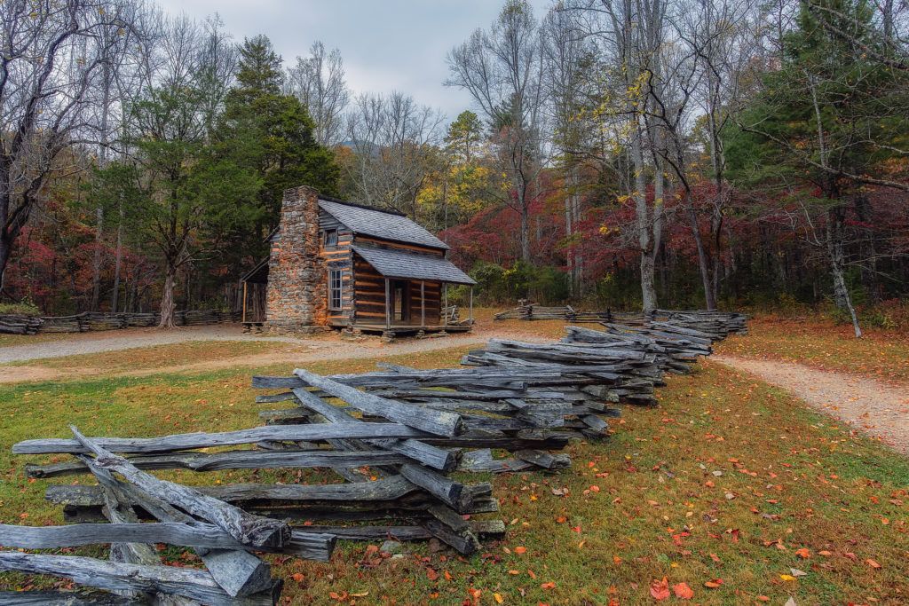 Cades Cove in Pigeon at the Great Smoky Mountains National Park
