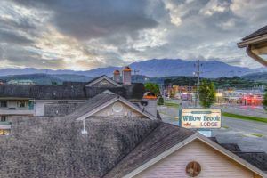 Pigeon Forge motel mountain view