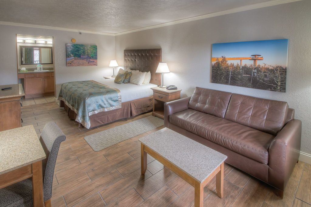 Spacious Pigeon Forge King Bed