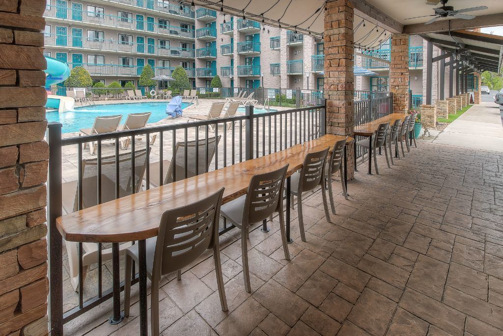 Outdoor Seating Area at Willow Brook Lodge