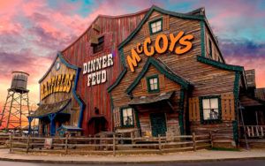 Hatfield & McCoy Dinner Show in Pigeon Forge TN near Willow Brook Lodge