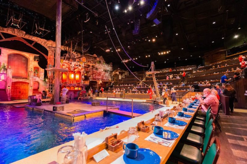 Pirates Voyage Dinner Show in Pigeon Forge TN near Willow Brook Lodge