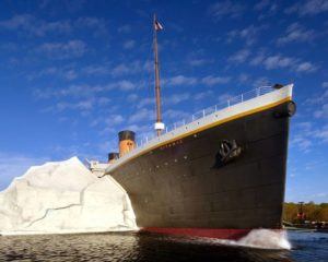 titanic museum in Pigeon Forge TN near Willow Brook Lodge